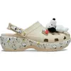 Crocs Peanuts Classic Platform Sabots Femmes Multi 38 212118-90H-W8