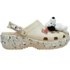 Crocs Peanuts Classic Platform Sabots Femmes Multi 39 212118-90H-W9