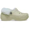 Crocs Classic Platform Fuzz Lined Sabots Femmes Bone 41 212854-2Y2-W10