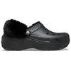 Crocs Classic Platform Fuzz Lined Sabots Femmes Black 38 212854-001-W8