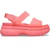 Crocs Soho Frosted Y Strap Sandales Femmes Guava 34 212651-6UI-W5