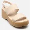 Crocs Brooklyn Sky Sandales Femmes Frappé/Cashew 36 212250-2MQ-W6