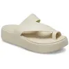 Crocs Femme Getaway Platform Toe Loop Sandales, Sandstone, 38/39 EU