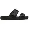 Crocs Brooklyn Buckle Low Sandale cale Femme, Noir, 38/39 EU