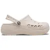 Crocs Baya Platform Sabots Femmes Barely Pink 38 208186-6PI-W8
