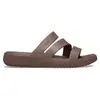 Crocs - Women's Getaway Strappy - Sandales taille 6, brun
