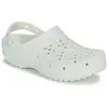 Crocs - Classic Floral Cut Out Clog - Sandales taille 37/38, beige/blanc