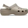 Crocs Classic Platform Clog - Sandales femme Taupe 38 - 39
