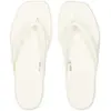 Crocs Femme Miami Flip Tongs, Chalk, 39/40 EU