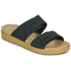 Crocs Femme Brooklyn Buckle Low Sandales, Black/Tan, 38/39 EU