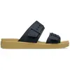 Crocs Femme Brooklyn Buckle Low Sandales, Black/Tan, 41/42 EU