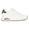 Skechers Basket femme Uno - Jungle Nite Blanc Guépard