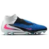 Chaussures de football Nike Phantom 6 High Elite FG Bleu 42 HJ2147-446