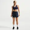 Short 2-en-1 taille haute 8 cm Dri-FIT Nike One pour femme - Bleu XXS ...