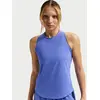 Nike Swift Tank Maillot de course Femmes-bleu, argent, Taille XL