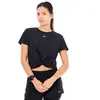 Haut à manches courtes Dri-FIT Nike One Classic Twist pour femme - Noi...