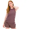 Nike Swift Top de course Femmes - mauve, argent, Taille XS