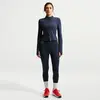 Legging 7/8 taille haute Nike One pour femme - Bleu M (FR 42-44) IO057...