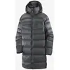 Veste à capuche Salomon Outline Novelty Mid Down noir femme - M