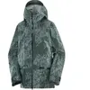 Salomon - Veste de ski imperméable - Absolute 3L Print Jkt W Ao/Green ...