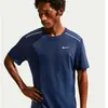 Nike Miler Homme - T-Shirts, Bleu - Taille XXL - Poly Jersey