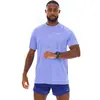 Nike Stride Maillot de course Hommes - bleu, argent, Taille L