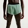 Nike AeroSwift Short de running Hommes - vert olive, noir, Taille S