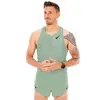 Nike AeroSwift Maillot de course Hommes - vert olive, noir, Taille S