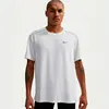 Nike Miler Maillot de course Hommes - blanc, argent, Taille S