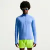 Nike Stride Maillot de course Hommes - bleu clair, argent, Taille XXL