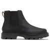 Sorel - Revel RD  Chelsea WP - Bottes de neige femme Black / Black - 3...