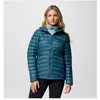 Veste à capuche Columbia Corelite Down bleu sarcelle femme - M