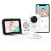 Simyke Moniteur vidéo pour bébé caméra WiFi pour bébé affichage de 28 ...