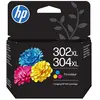 Hp Cartuccia Di Inchiostro In Tricromia Originale 302xç/304xl