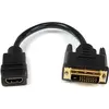 StarTech.com Câble adaptateur vidéo HDMI vers DVI-D de 20 cm - M/M (HDDVIFM8IN)