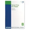 Epson Fine Art Velvet - Velours - A3 plus (329 x 423 mm) 20 feuille(s) papier - pour SureColor P5000, P800, SC-P10000, P20000, P5000, P700, P7500, P900, P9500