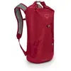 Osprey Transporter Roll Top WP - Sac à dos vélo Poinsettia Red 18 L