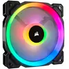 Corsair LL120 RGB Boitier PC Ventilateur 12 cm Noir, Blanc