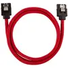 CORSAIR Câble gainé Premium SATA 6Gbps Rouge - 60cm Droit - (CC-8900254)