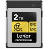 Lexar Carte CFexpress PRO Type B GOLD 4.0 série 2 To - R3600/W3300MB/s