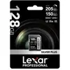 LEXAR<br/>SDXC SILVER PLUS UHS-1 128G V30 150MB/S