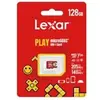Carte mémoire Lexar microSDXC  UHS-I Cards Play 128 Go Rouge