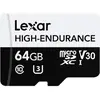 Lexar Carte Mémoire High-endurance Microsdxc Uhs-i Clase 10 64gb