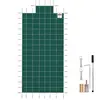 VEVOR Couverture de piscine de sécurité rectangulaire pour piscines 6,1x12,2 m