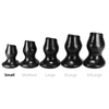 Plug Tunnel Pig-Hole Noir Small - 7 x 4.5 cm 