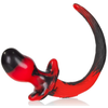 Plug Queue Puppy Tail SWIRL 8.5 x 4.4 cm Rouge 