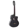 Kevin Ortega RCE125SN - Guitare électro-classique - Noir satiné (+ housse)