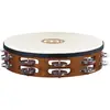 Meinl Tambourin Bois 10" Steel Jingles - African Brown avec Peau
