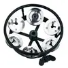 MEINL THH1B-BK Tambourin Charleston 5" avec cymbalettes en laiton