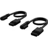 Corsair Cordon D´alimentation Interne Icue Link Slim 20 Cm 90º
